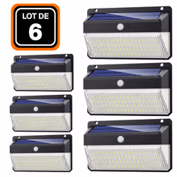 EUROPALAMP LOT6FLSOL228LED03, 2000 lm, Noir