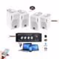 Pack Hifi Magasin Restauration Ampli PARTY PLS1250USB-RC Fonction Tuner USB Bluetooth - Télécommande - 4 Enceintes 80W - Câbl ...
