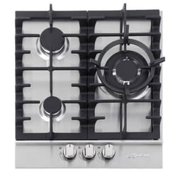 Table de cuisson à gaz - Kaiser - KG 4354 - 45 cm - 3 brûleurs - Acier inoxydable