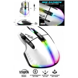 Souris Gaming - Spirit of Gamer - PRO-M5 - RGB - 8 Boutons - 12800 DPI