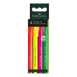 Faber-Castell 157774 marqueur 4 pièce(s) Multicolore