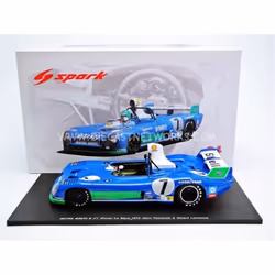 Voiture Miniature de Collection - SPARK - MATRA MS 670 B - Winner Le Mans 1974 - Bleu France - 1/18