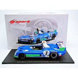 Voiture Miniature de Collection - SPARK - MATRA MS 670 B - Winner Le Mans 1974 - Bleu France - 1/18