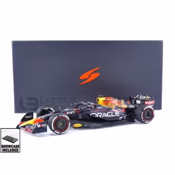 Voiture Miniature de Collection - SPARK 1/18 - RED BULL RB18 - Winner Miami GP 2022 - Blue / Red / Yellow