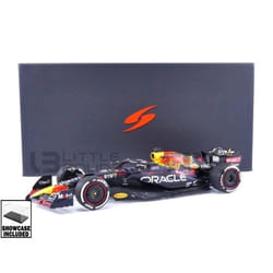 Voiture Miniature de Collection - SPARK 1/18 - RED BULL RB18 - Winner Miami GP 2022 - Blue / Red / Yellow