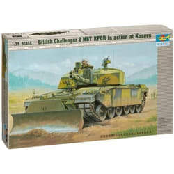 Maquette de char britannique Challenger 2 MBT KFOR - Trumpeter 1:35