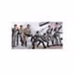 Figurines maquettes German Leopold Gun Crews - Trumpeter - 00406 - 1/35 - Plastique