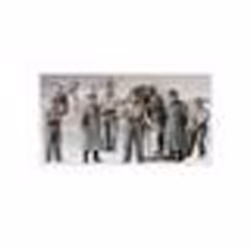 Figurines maquettes German Artillery Crew (MÖrser KARL) - TRUMPETER - 00409 - 1/35 - Plastique - Adulte