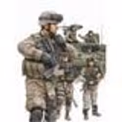 Figurines US infantry et équipage de blindé en Irak 2009 - TRUMPETER - Set de 6 - 187 pièces