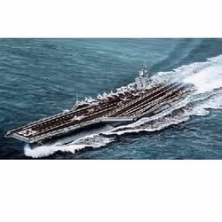 Porte-avions - TRUMPETER - USS CVN-69 Dwight D.Eisenhower 1978 - Maquette de 684 pièces - Echelle 1/700