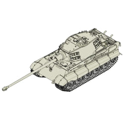 TRUMPETER King Tiger - 1:72e