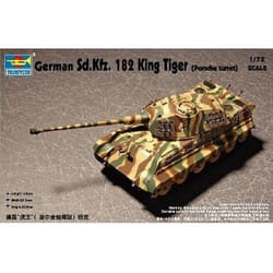 Char lourd Sd Kfz 182 KING TIGER allemand - TRUMPETER - Maquette de char militaire - Echelle 1/72