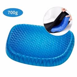 Coussin de siège en gel - Non spécifié - Nid dabeille - Housse lavable - Antidérapant - 38x30x3.5cm