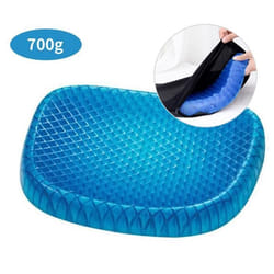 Coussin de siège en gel - Non spécifié - Nid dabeille - Housse lavable - Antidérapant - 38x30x3.5cm