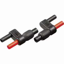enquête Prise femelle BNC - fiche mâle 4 mm description Fiche banane double (mâle) 4 mm vers adaptateur BNC femelle. Le lot s ...