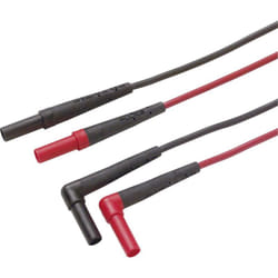 Fluke - TL224 Set de cordons de mesure de sécurité Banane mâle 4 mm Banane mâle 4 mm 1.50 m noir, rouge 1 pc(s)