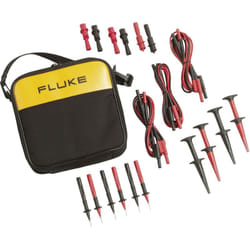 Fluke - 700TLK Set de cordons de mesure de sécurité Banane mâle 4 mm, pointe de test, pince crocodile, pinces crocodile Banane mâle 4 mm, femelle 4