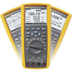 289/EUR Multimètre numérique écran graphique, enregistreur de données cat iii 1000 v, cat iv 600 v Affichage (nombre de points): 50000 Q51288 - Fluke