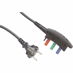 enquête Fiche à contact de protection CEE 7/7 Fiche de laboratoire de sécurité 4 mm description Adaptateur de mesure pour le  ...