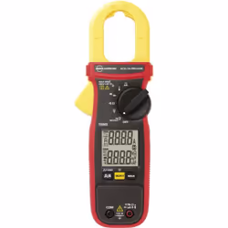 enquête CAT III 600 V Mesure de la valeur efficace vraie (TRMS) Mesure simultanée de la tension et de l'ampérage (AC) Affiche ...