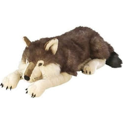Peluche Loup Wild Republic Floppies 76 cm - Gris - 82332