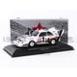 Voiture Miniature de Collection - CMR - AUDI Quattro S1 - Pikes Peak 1987 - Blanc/Rouge/Noir