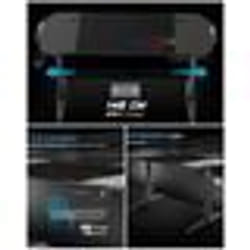 Bureau Gaming Motorisé LED RGB 140 x 60 Grand Bureau Gamer avec Plateau en BOIS Noir + LEDS RGB + Porte-gobelet +Support de casque