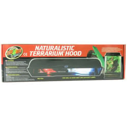 Zoo Med - support de lampe double naturalistic terrarium hood 2x60 w max LF-55E