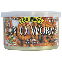 Vers de farine de taille moyenne 35 g ZM-42E pour reptiles et petits animaux Zoo Med