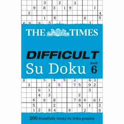 ISBN The Times Difficult Su Doku Book 6: 200 dreadfully tricky Su Doku puzzles, Livre broché, 320 pages