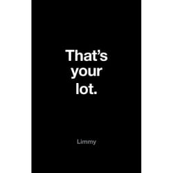 ISBN That’s Your Lot livre