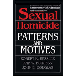 ISBN Sexual Homicide: Patterns and Motives- Paperback Livre de poche