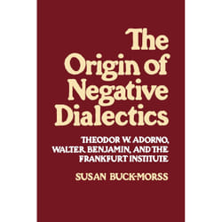 ISBN Origin of Negative Dialectics Livre de poche