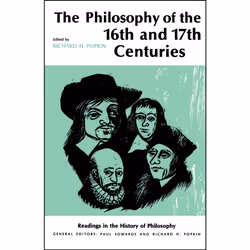 ISBN Philosophy of the Sixteenth and Seventeenth Centuries, Anglais, Livre de poche, 384 pages