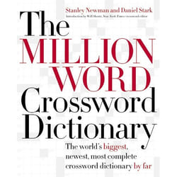 ISBN The Million Word Crossword Dictionary livre Couverture rigide