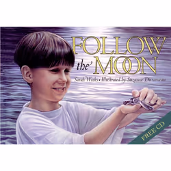 ISBN Follow the Moon Book and CD, Couverture rigide, 32 pages