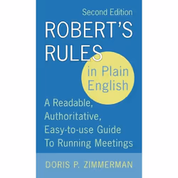 ISBN Robert's Rules in Plain English, 2nd Edition, Livre de poche, 192 pages