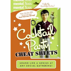 ISBN Mental Floss: Cocktail Party Cheat Sheets, Livre de poche, 208 pages