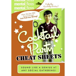 ISBN Mental Floss: Cocktail Party Cheat Sheets livre Livre de poche