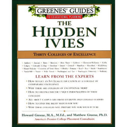 ISBN Greenes' Guides to Educational Planning: The Hidden Ivies livre Livre de poche