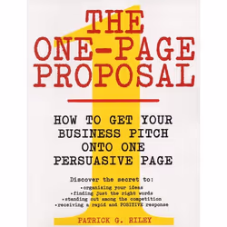 ISBN The One-Page Proposal, Livre de poche, 112 pages