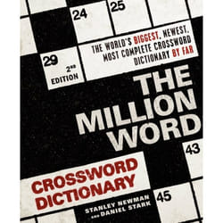 ISBN The Million Word Crossword Dictionary, 2nd Edition livre Livre de poche