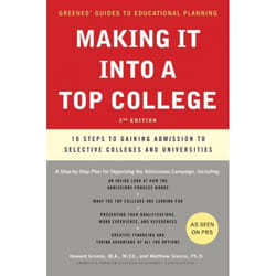ISBN Making It into a Top College, 2nd Edition livre Livre de poche