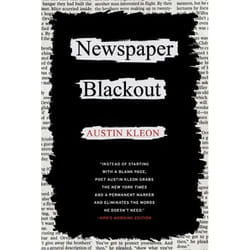 ISBN Newspaper Blackout livre Livre de poche