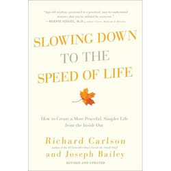 ISBN Slowing Down to the Speed of Life livre Livre de poche
