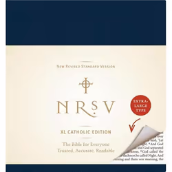 ISBN NRSV XL Catholic Edition (navy), Couverture rigide, 1824 pages
