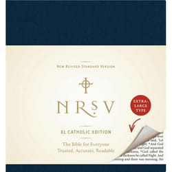 ISBN NRSV XL Catholic Edition (navy) livre Couverture rigide