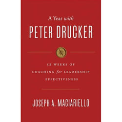 ISBN A Year with Peter Drucker livre Couverture rigide
