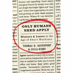 ISBN Only Humans Need Apply, Couverture rigide, 288 pages