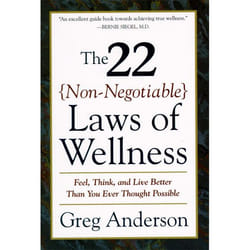 ISBN The 22 Non-Negotiable Laws of Wellness livre Livre de poche